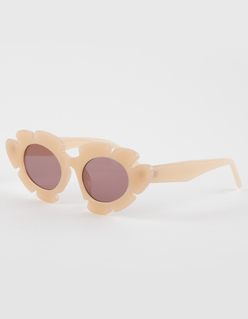 RSQ Leafy Flower Sunglasses