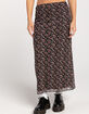 RSQ Womens Low Rise Mesh Maxi Skirt image number 2