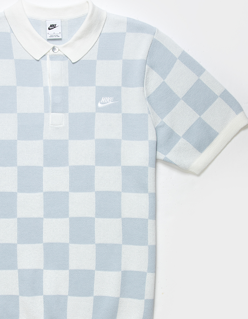 NIKE Sportswear Club Checkers Mens Polo Shirt image number 1