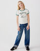 RSQ x Peanuts Double Stripe Girls Ringer Tee image number 3