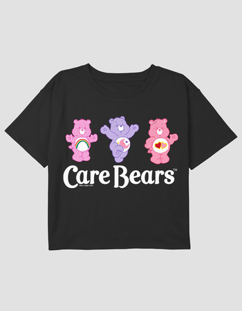 CARE BEARS Best Bears Girls Crop Tee