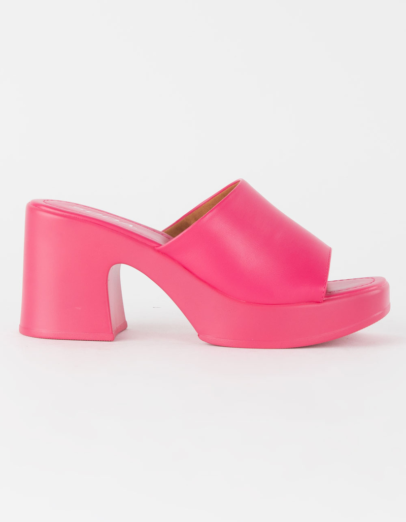 SODA Typo Womens Platform Sandals image number 1