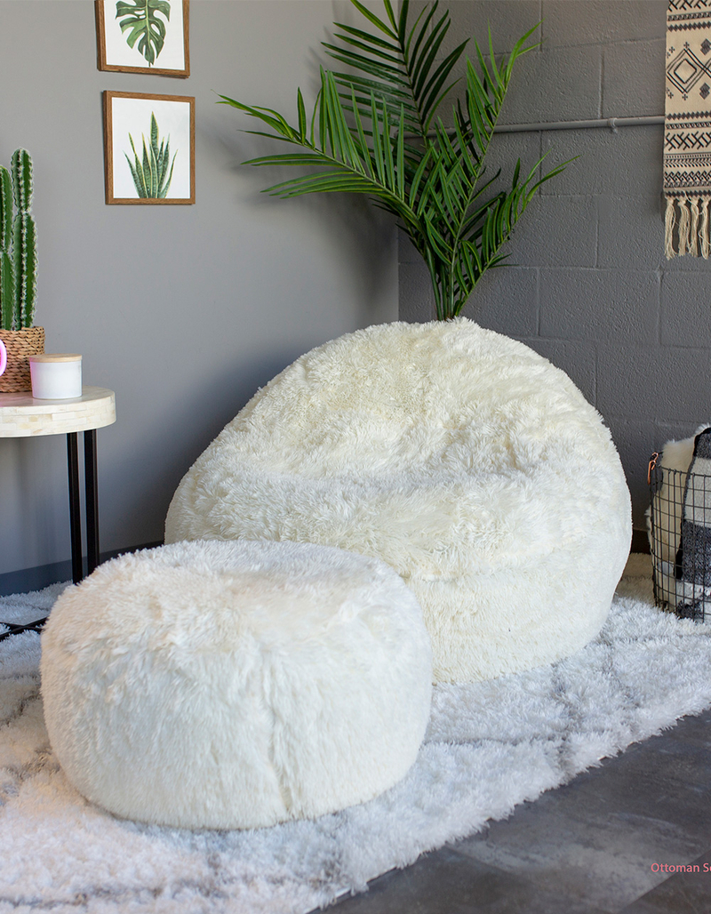 AIRCANDY Mongolian Faux Fur Inflatable Chair image number 2