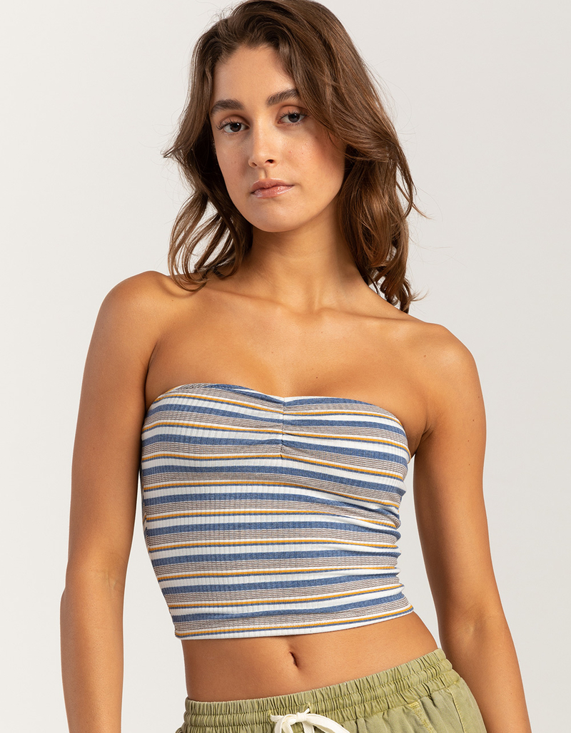 RSQ Womens Stripe Tube Top image number 1