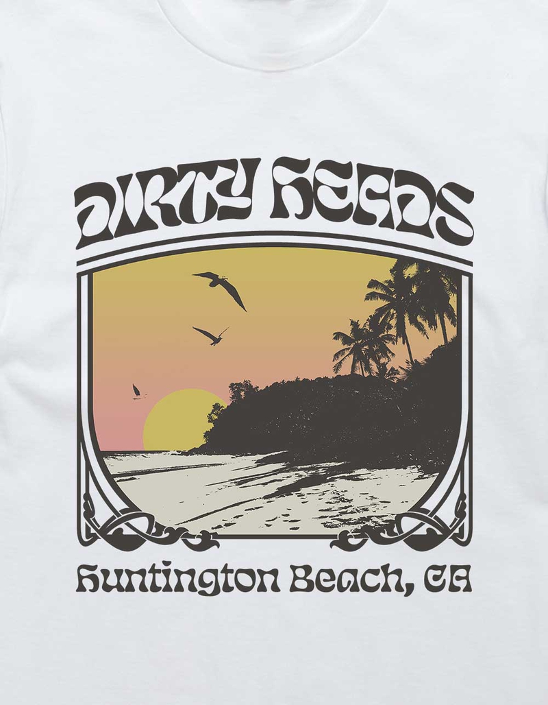 DIRTY HEADS Huntington Beach Sunset Unisex Tee image number 1