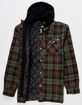 DICKIES Quilted Flannel Hooded Shirt Mens Jacket image number 3