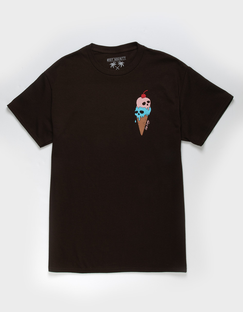 RIOT SOCIETY Ice Scream Mens Tee image number 0
