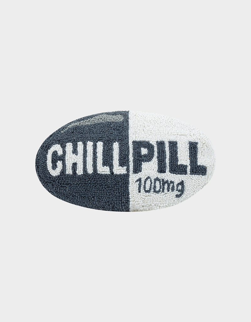 Chill Pill Hooked Pillow image number 0