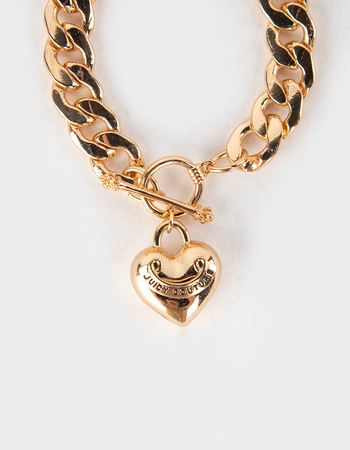 JUICY COUTURE Chain Heart Pendant Bracelet Alternative Image