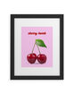 DENY DESIGNS Angel Girl Cherry Bomb 18" x 24" Framed Art Print image number 1