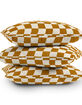 DENY DESIGNS Avenie Warped Checker Board 16" x 16" Pillow image number 4