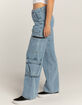 RSQ Womens High Rise Seamed Triple Cargo Pants image number 3