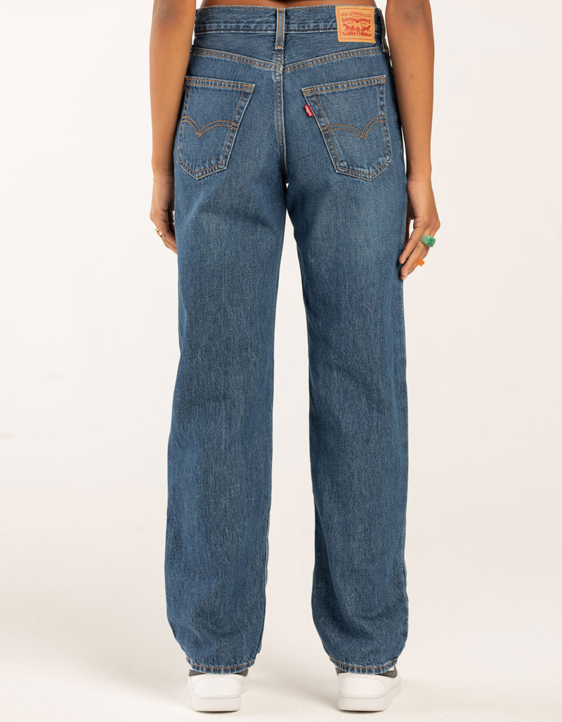 LEVI'S 94 Baggy Womens Jeans - Indigo Worn In image number 3