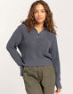 RSQ Womens Half Zip Stadium Collar Sweater image number 1