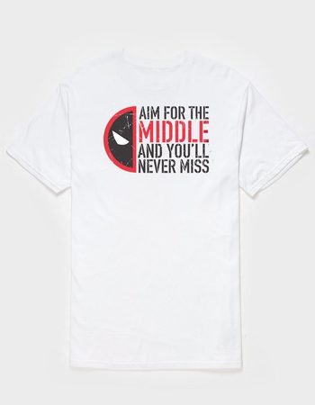 DEADPOOL Aim For The Middle Unisex Tee Primary Image