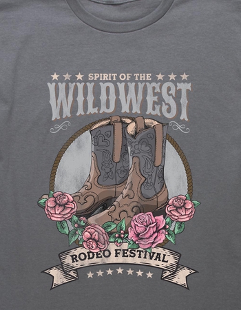 WESTERN Wild Rodeo Roses Unisex Kids Tee