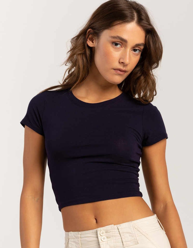 BOZZOLO Womens Cropped Tee image number 0
