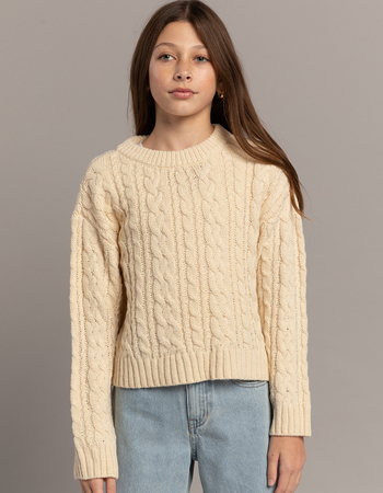RSQ Girls Cable Sweater