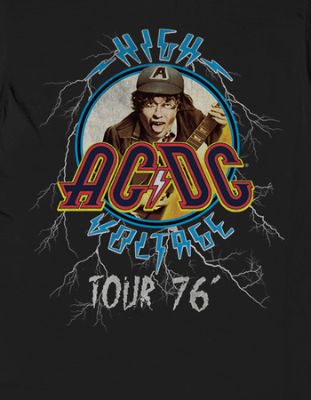 AC/DC 76 Vintage Tour Unisex Tee