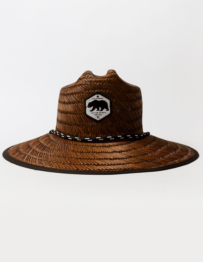 RIP CURL Cali Highway Mens Lifeguard Straw Hat image number 0
