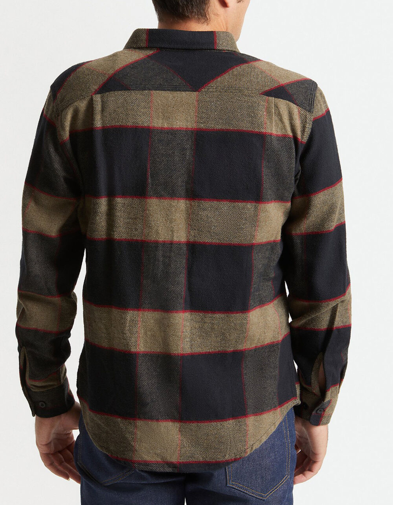 BRIXTON Bowery Mens Flannel Shirt image number 4