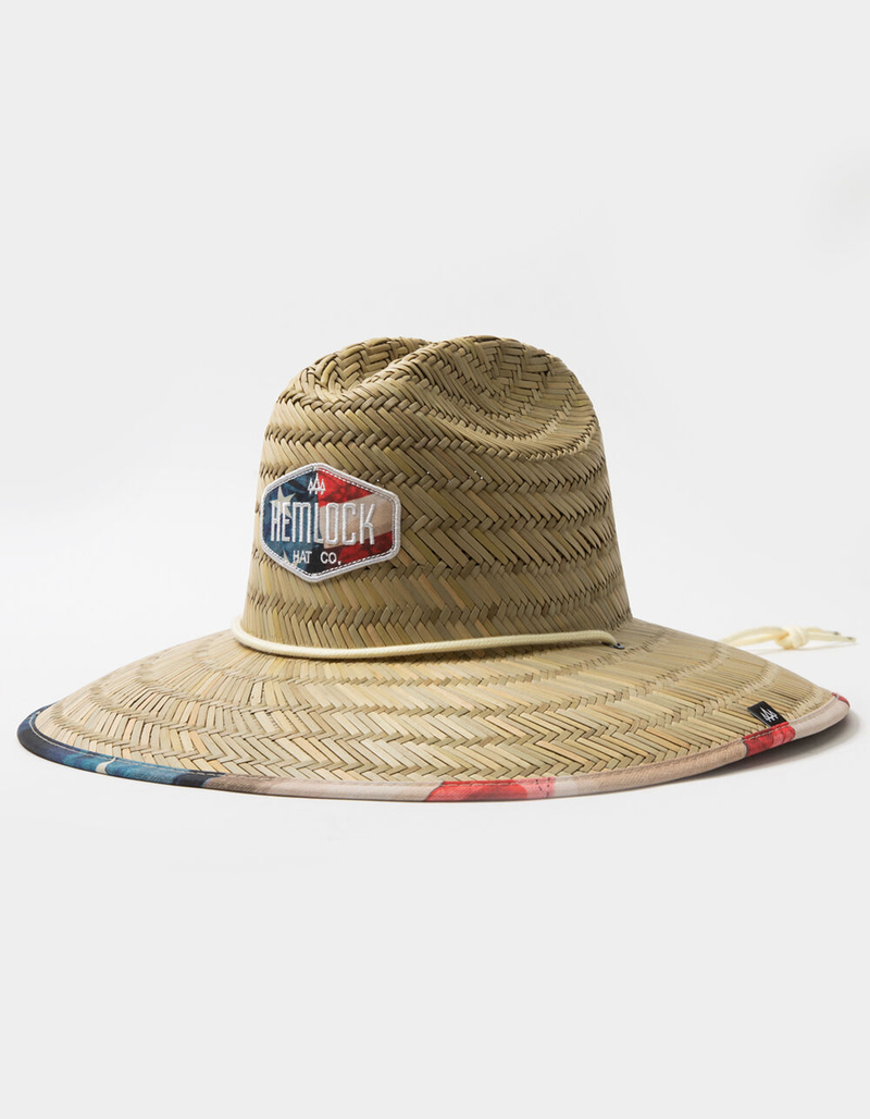 HEMLOCK HAT CO. Liberty Lifeguard Straw Hat image number 0