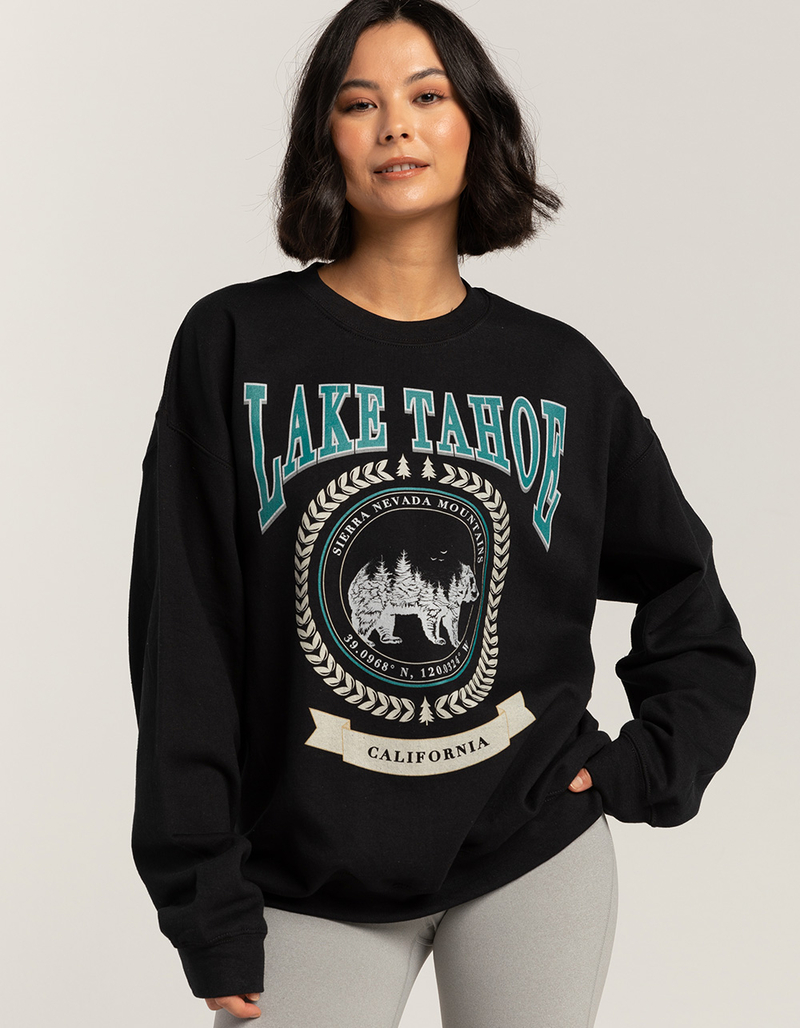 LAKE TAHOE Sierra Nevada Bear Unisex Crewneck Sweatshirt image number 2