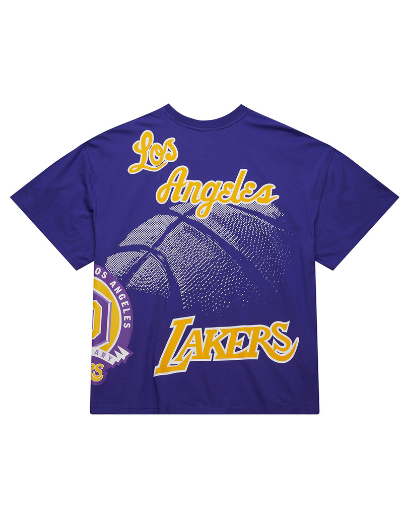 MITCHELL & NESS Los Angeles Lakers Logo Blast Mens Tee image number 1
