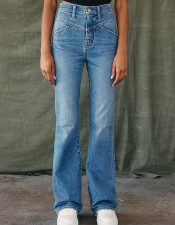 DAZE Go Getter Womens Flare Jeans Alternative Image
