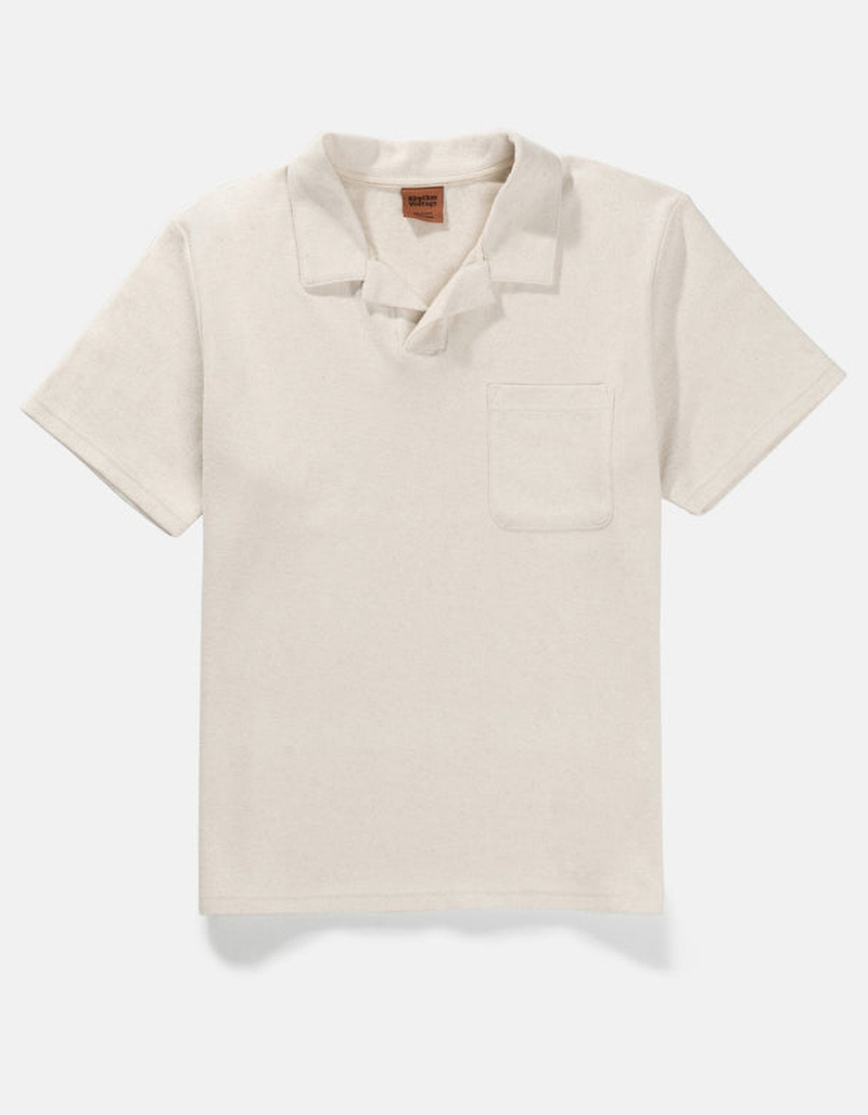 RHYTHM Vintage Terry Mens Polo image number 0