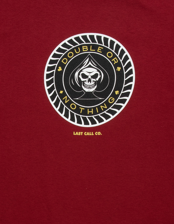 LAST CALL CO. Double Or Nothing Mens Tee