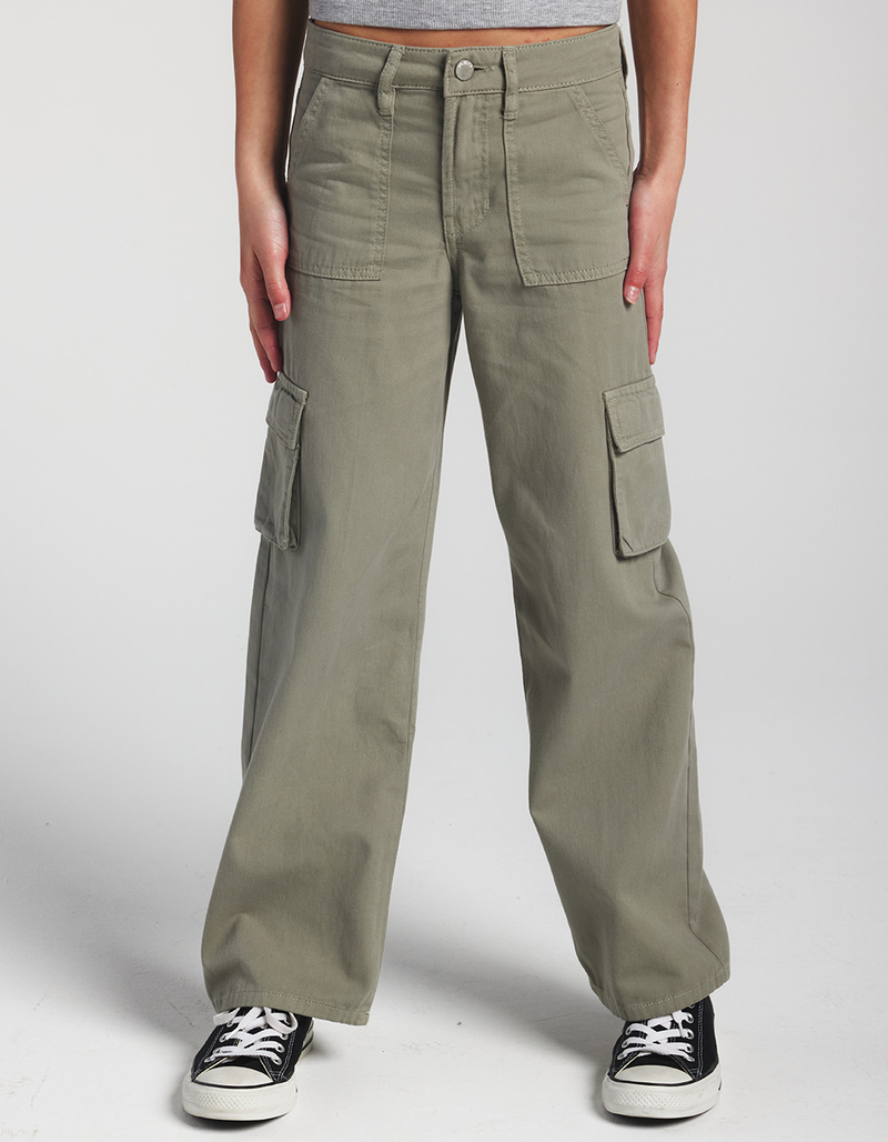 RSQ Girls Twill Cargo Pants image number 3