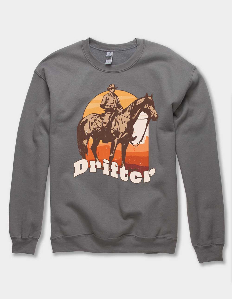 DESERT Cowboy Drifter Unisex Crewneck Sweatshirt image number 0