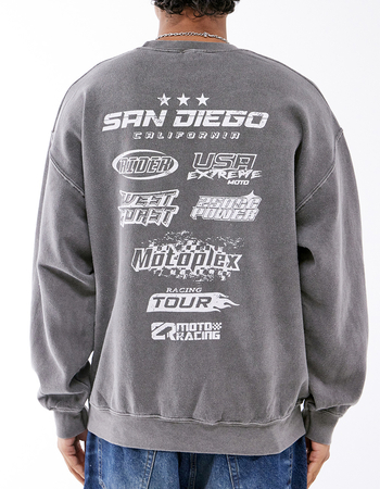 BDG Urban Outfitters San Diego Moto Mens Crewneck Sweatshirt