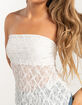 BDG Urban Outfitters Lace Y2K Asymmetrical Womens Bandeau Top image number 5
