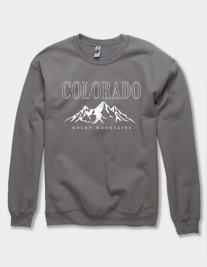 COLORADO Rocky Mountains Unisex Crewneck Sweatshirt image number 0