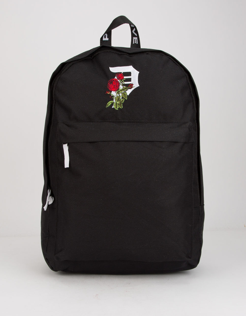 PRIMITIVE Dirty P Rose Black Backpack image number 0
