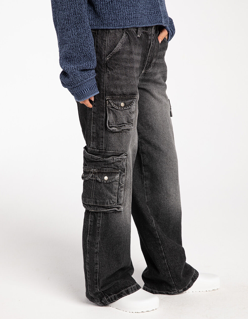 BDG Urban Outfitters Y2K Low Rise Womens Cargo Jeans image number 2