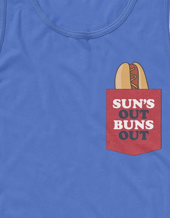 HOT DOG Sun's Out Buns Out Unisex Tank