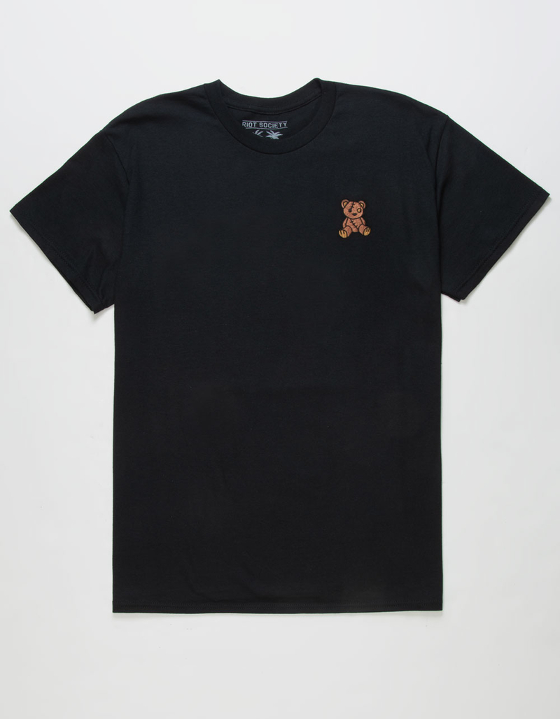 RIOT SOCIETY Teddy Bear Embroidered Mens Tee image number 0
