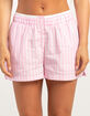 RSQ Womens Button Front Stripe Boxers image number 2