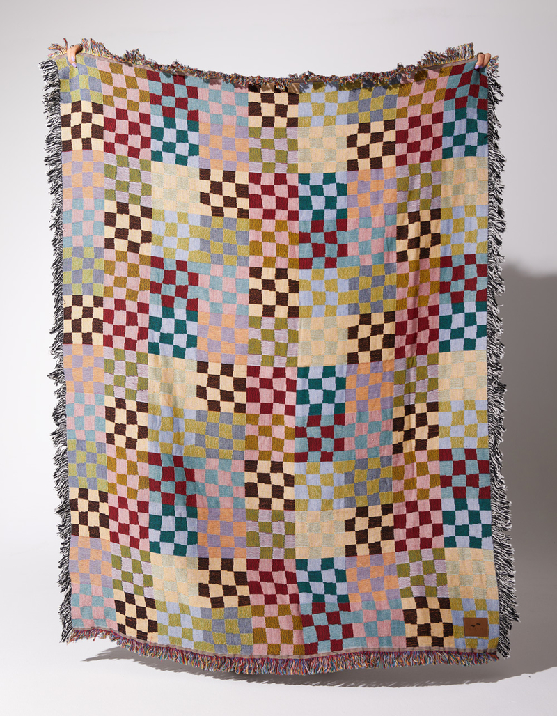 SLOWTIDE Checkmate Tapestry Blanket image number 0