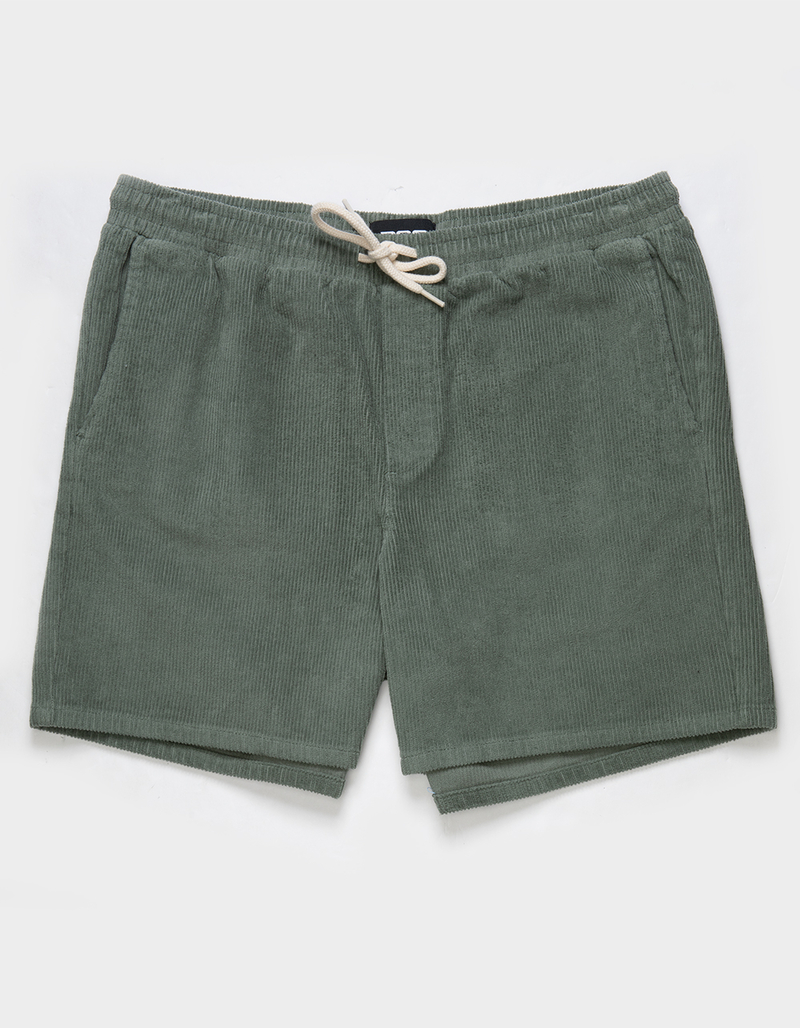 RSQ Mens 6’’ Cord Pull On Shorts image number 1