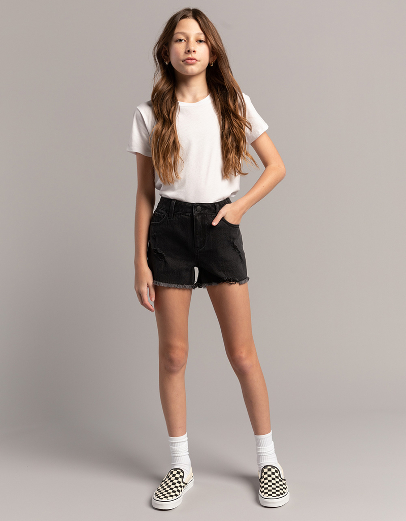 RSQ Girls Vintage High Rise Shorts image number 3
