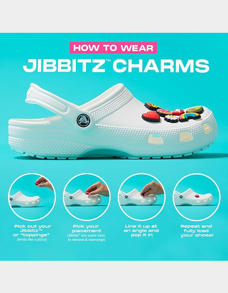 CROCS I Love Earth 3 Pack Jibbitz™ Charms image number 3