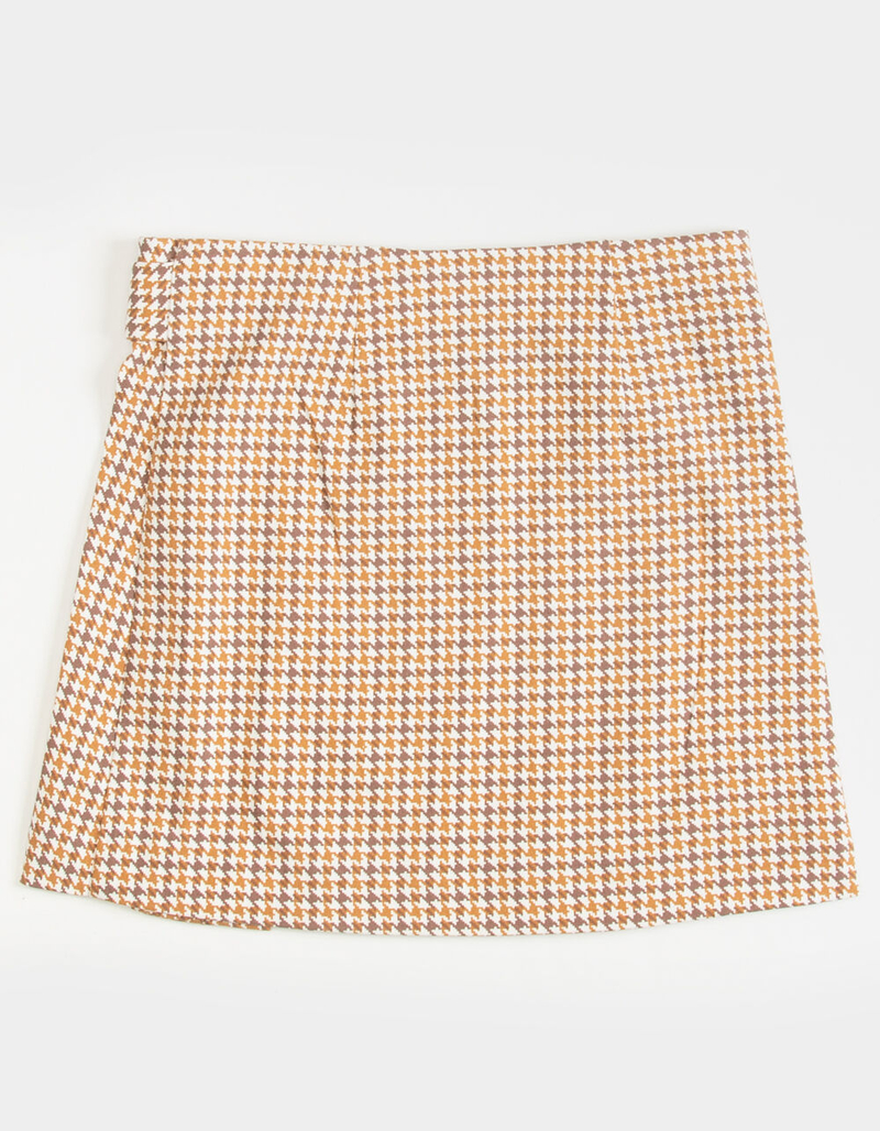 RSQ Houndstooth Girls Wrap Skirt image number 2