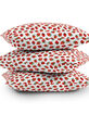DENY DESIGNS Laura Trevey Strawberry Red 16"x16" Pillow image number 3