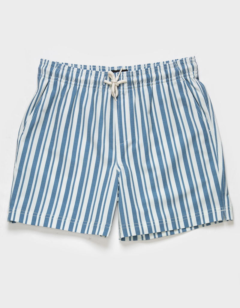 RSQ Boys Vertical Stripe 5'' Swim Shorts image number 1