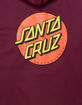 SANTA CRUZ Classic Dot Mens Zip-Up Hoodie image number 3