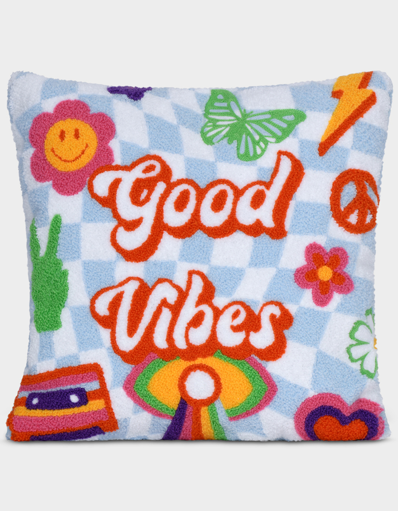 ISCREAM Good Vibes Chenille Pillow image number 0